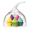 6-inch cake stand with a shatterproof acrylic cake dome—the perfect choice for kitchenware, birthdays, parties, weddings, and baking gifts, ideal for displaying food
