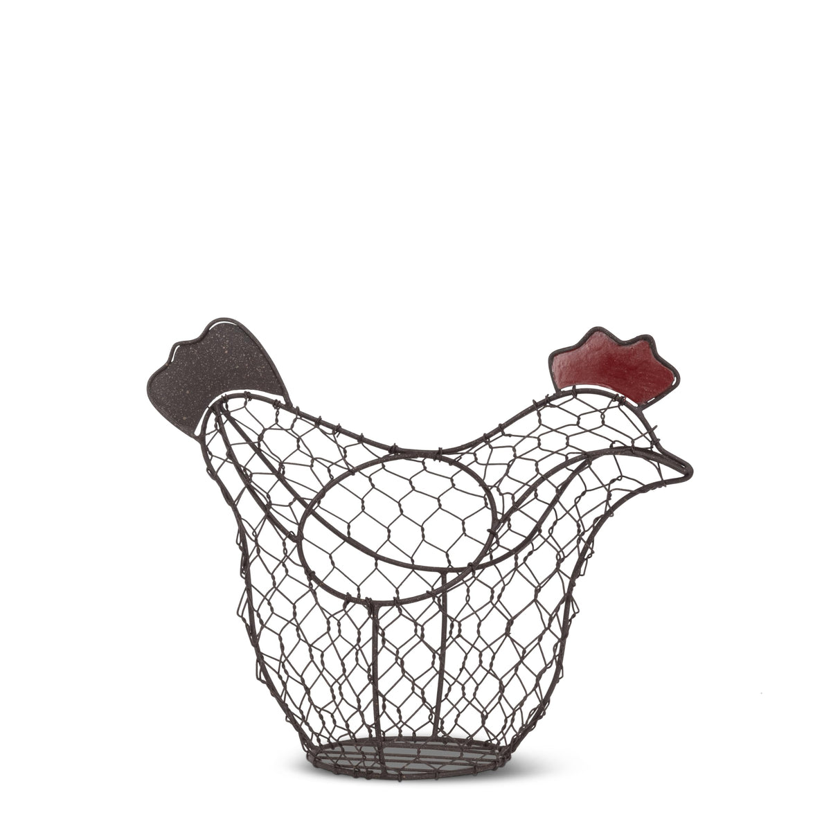 Abbott Collection Chicken Shaped Mesh Basket