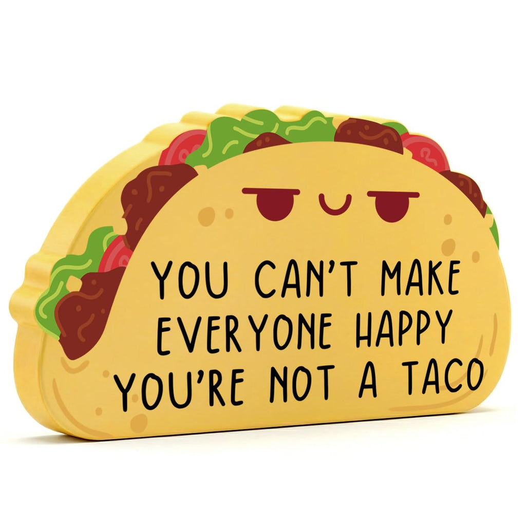 Office Decor Desk Decor Positive Taco Inspirational Gifts for Women Men Everyone