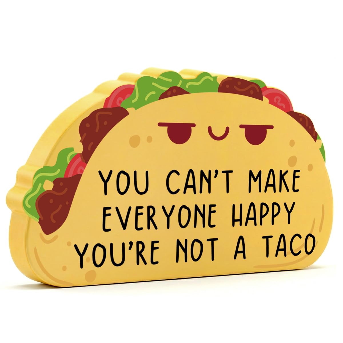 Office Decor Desk Decor Positive Taco Inspirational Gifts for Women Men Everyone