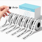 6 Rolls Compatible with SUPVAN E10 & SUPVAN E11 Bluetooth Label Maker 6