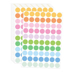 1610 PCS Colored Dot Stickers 3/4" Round Circle Color Coding Labels Macaron