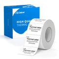 CLABEL 1.57"x1.18" Label Maker Tape 221D 320D Label Print Paper Standard Laminated Office Oil Proof Tearproof Labeling Tape for Home Office Address Warehouse (800 Labels/Roll,1 Roll) 1.57"x1.18"(40x30mm）Upgraded