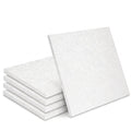 12 Inch Premium White Square Cake Drum, Waterproof and Greaseproof, 1/2 inch Thick, Pack of 5