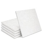 12 Inch Premium White Square Cake Drum, Waterproof and Greaseproof, 1/2 inch Thick, Pack of 5