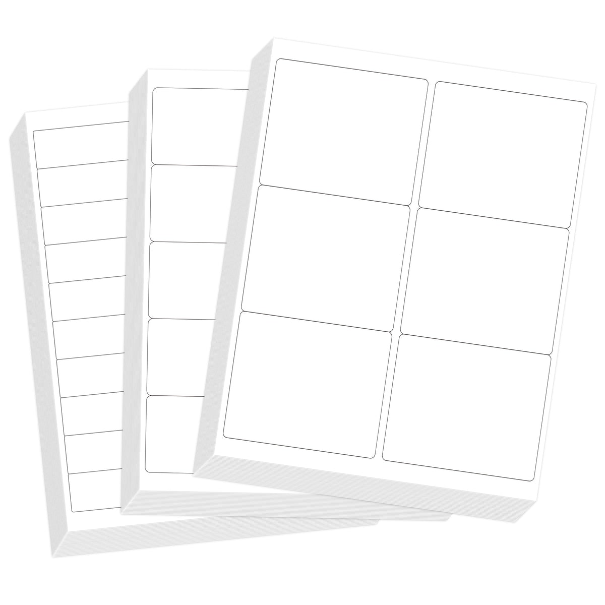 LLIKED 8.5x11 Matte Assorted Printable Bulk Sticker Paper 1380 Labels 90 Assorted