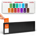 Office Door Sign with 7-Zone Sliding Design 13 Status Black