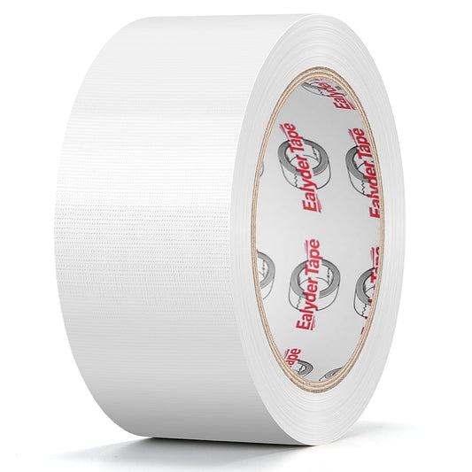 Professional Heavy-Duty Duct Tape 2 Inches x 30 Yards, Waterproof Cloth Gaffer Tape for Indoor/Outdoor Use, Repairs, Bundling, Sealing & DIY, 1 Roll - White White, 1 Roll - 2In x 30Yd