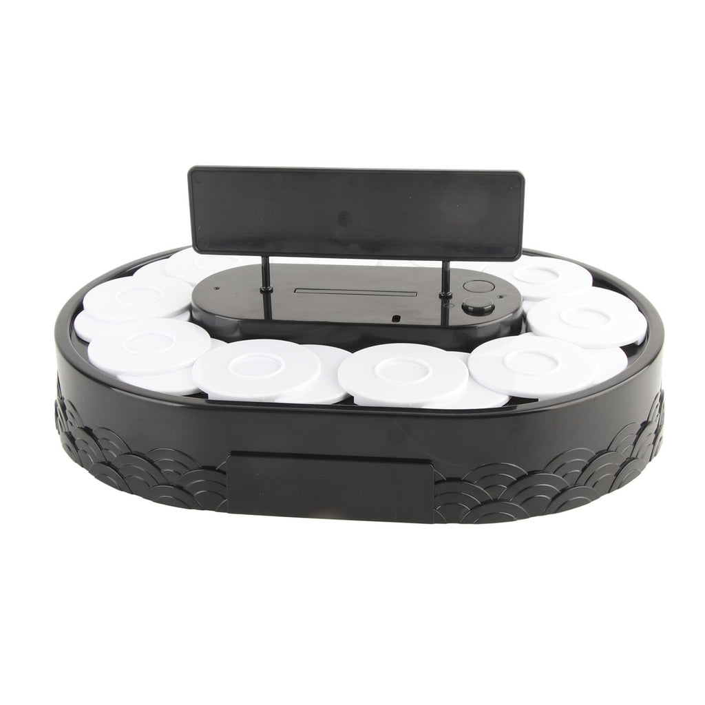 Rotary Sushi Machine, Automatic Rotating Table Display Stand Swing Tray Turntable for Sushi Dessert Cupcake (Sushi)