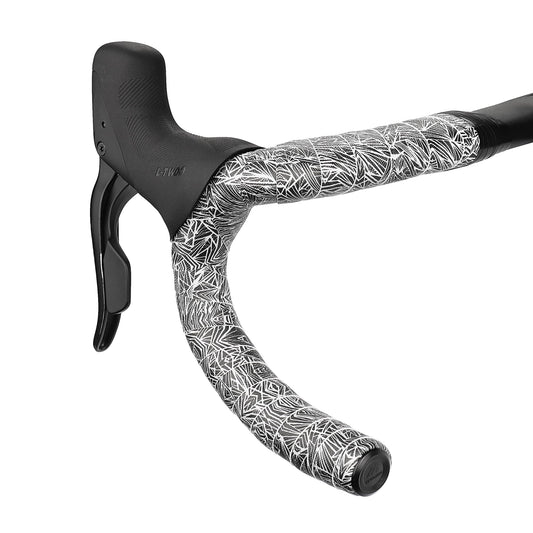 Attitude Fade Road Bike Handlebar Tape (2 Rolls) (Grey) | Material:Absorbing EVA Foam And Eco-Friendly PU;Non slip;Enhanced Grip;Comfortable Ride Grey