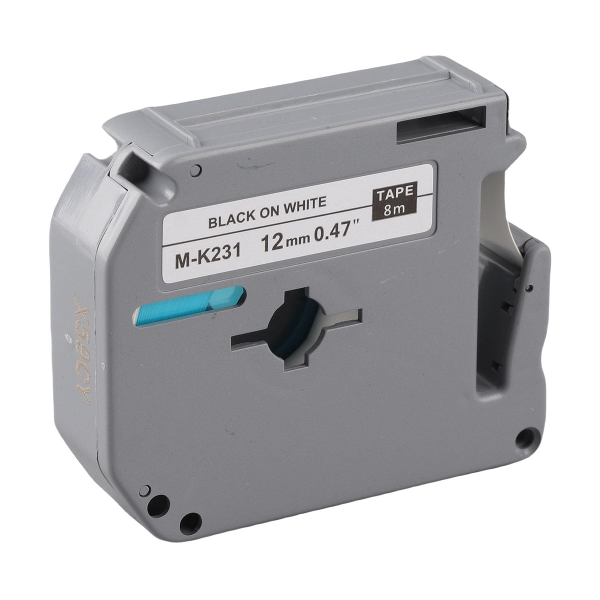 Jeffergarden 12mm Label Tape, PET Material Alcohol with Strong Adhesion for Label Printer PT 65 PT 70 PT 80
