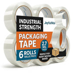 Clear Packing Tape, 6 Rolls 1.88inches Wide, 65 Yards Per Roll, 390 Total Yards Tape for Shipping Packaging Moving Sealing, Thicker Clear Packing Tape, (2.7Mil x 1.88" x 65Yds) 2.7Mil x 1.88" x 65Yds