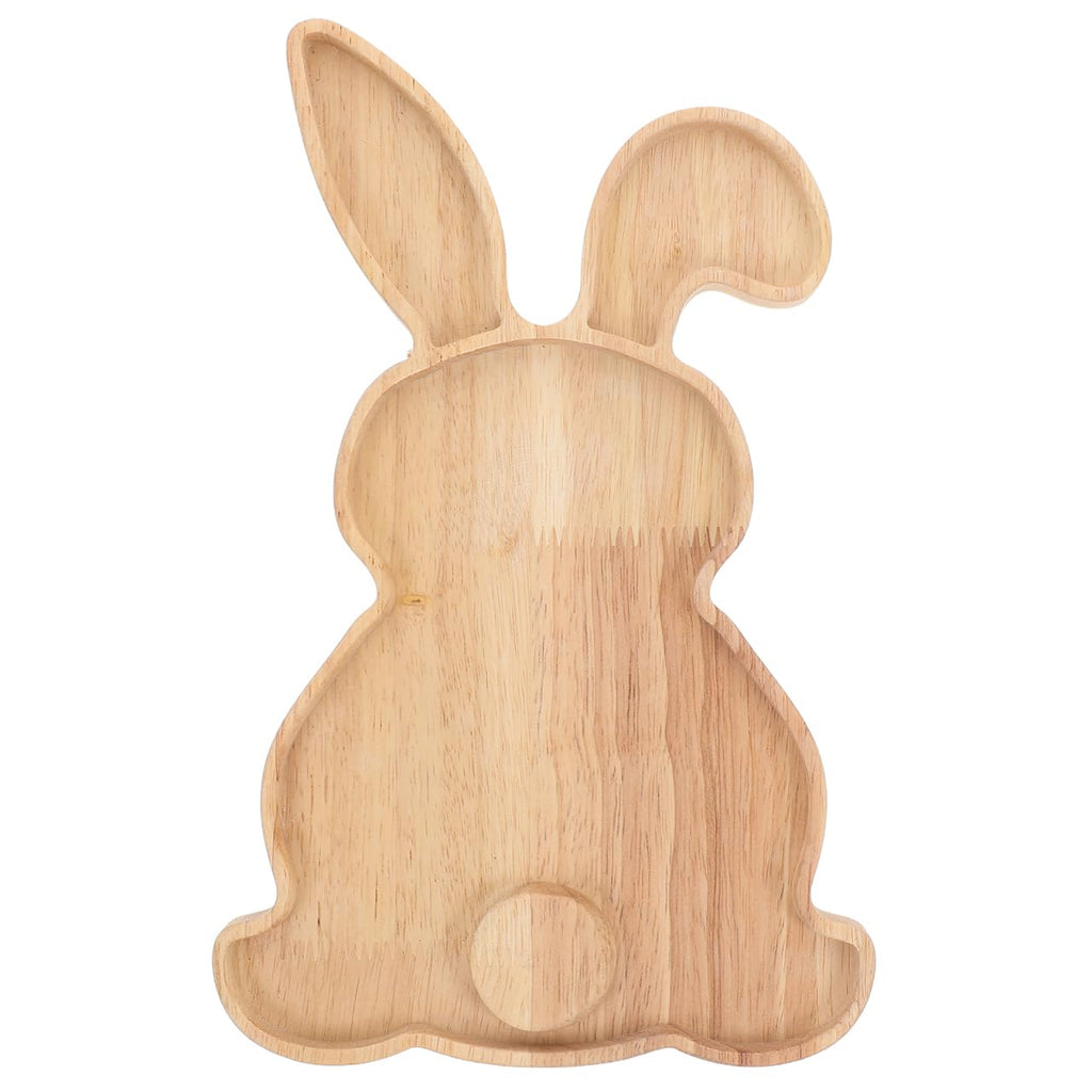 Garneck Bunny Charcuterie Board: 28.5 cm Wooden Easter Tray