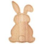 Garneck Bunny Charcuterie Board: 28.5 cm Wooden Easter Tray