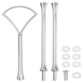 uxcell 1Set Cake Stand Hardware Kit 3 Tier Cupcake Stand Fittings Silver