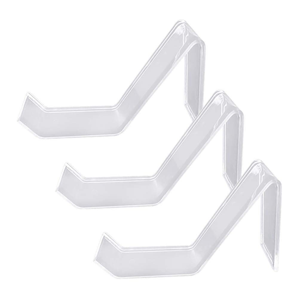 GSHLLO 6 Pcs Clear Acrylic Shoes Stand Shoe Store Display Holder Sandal Shoe Display Rack High Heel Riser Stand Transparent Shoes Holder High Heel Organizer Stands for Home Shopping Malls