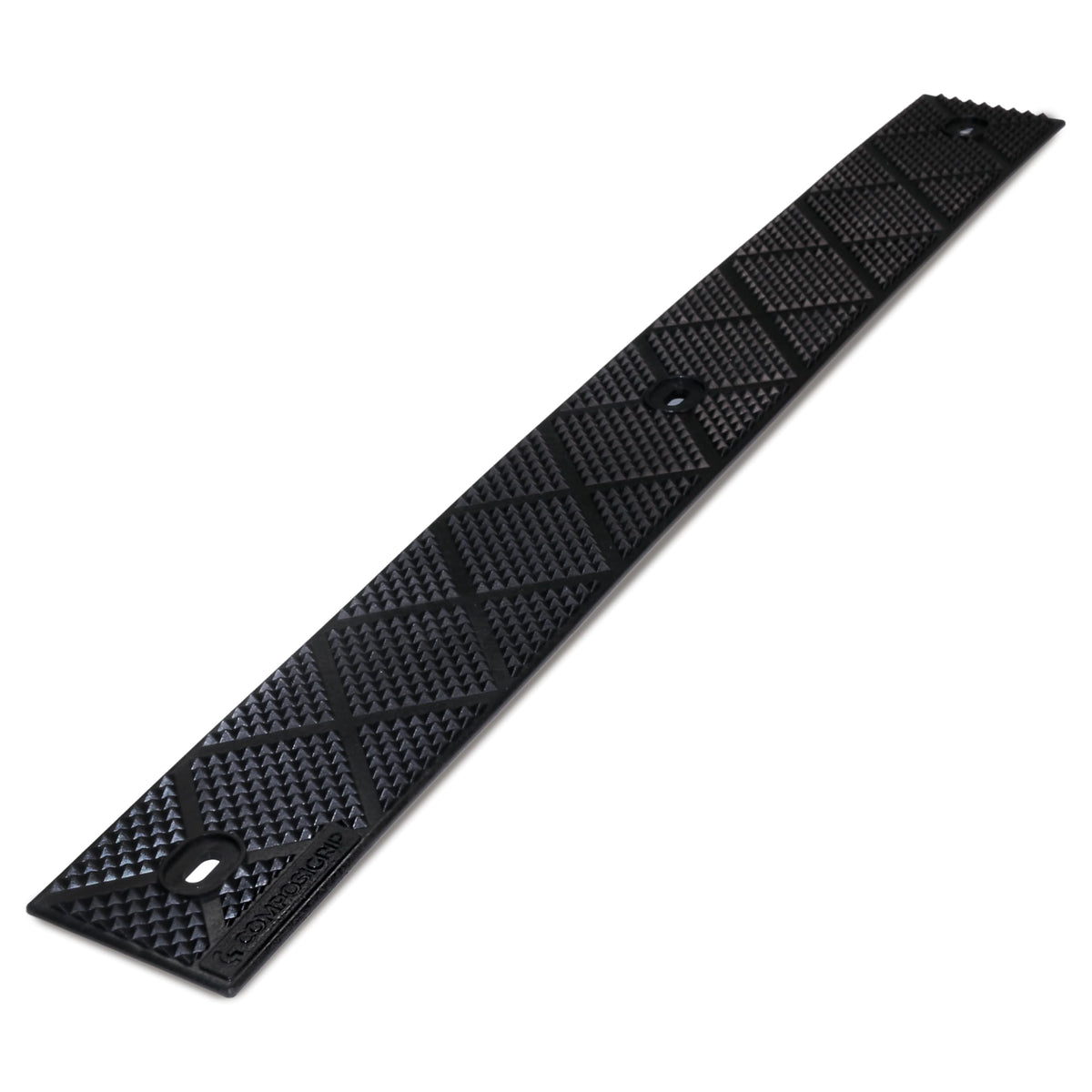 2 Pack Black Anti-Skid Stair Safety Strips 2" x 18” (Two Pieces) – Commercial Grade Outdoor Non-Slip Traction for Concrete, Wood & Composite Steps, UV-Stabilized Material