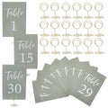 31Pcs Table Number Holders Wedding Table Numbers