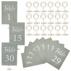 31Pcs Table Number Holders Wedding Table Numbers