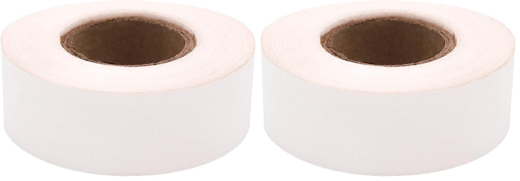 ChromaLabel 0.75 inch white color-coding label tape roll, clean remove color code, 500 inches, pack of 2, for labeling tasks