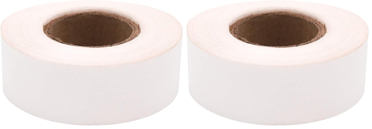 ChromaLabel 0.75 inch white color-coding label tape roll, clean remove color code, 500 inches, pack of 2, for labeling tasks