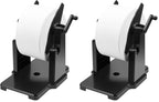 MUNBYN External Rolls Label Holder, 2 in 1 Fan-Fold Stack Paper Holder for Desktop Thermal Label Printer (Pack of 2) Large (Pack of 2)