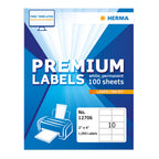 HERMA Printable Address Labels 2" x 4", 1000 Mailing Stickers, White 2" x 4"