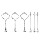 Sturdy 2 Tier Cake Stand Handle, 3 Set