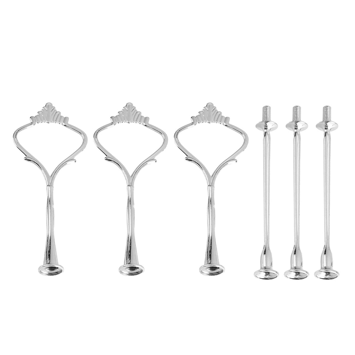 Sturdy 2 Tier Cake Stand Handle, 3 Set
