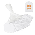 500 Pcs Goefun 1.8x1.4-inch White Price Tags with String Attached 500