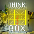 Horseneon Think Outside The Box Neon Sign Classroom Neon Light for Student