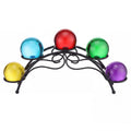 Frienda Sphere Holder Crystal Stands for Display,Black,5 Balls Stand Black 5 Balls Stand