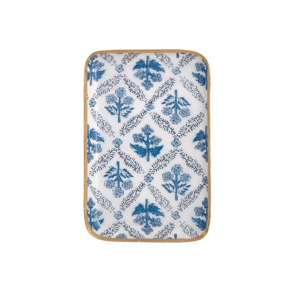 Mud Pie Metal Vine Floral Pattern Tidbit
