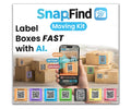 Moving Box Labels, 108 Smart QR Code Stickers, Color-Coded 2.5x2.5