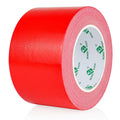BOMEI PACK 3 Inch Red Duct Tape Waterproof,Heavy Duty,3 Inch x 35 Yards,9 Mil Industrial Grade Yellow Duct,No Residue,Strong,Flexible and All Weather,Professional for Indoor & Outdoor Use