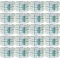 BookGuard 2-inch clear vinyl binding tape for book repair, 30-foot roll, shown in a case of 20 rolls for archival bookbinding.