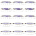 ChromaLabel 1/2 inch round colored stickers, white removable sticky dots for color coding, 1000 per roll, case of 15