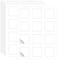 LLIKED 2" x 2" Matte Square Printable Sticker Labels, 1200 Labels 2" x 2" 100 Sheets