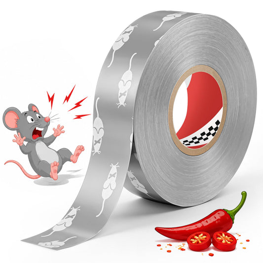 Professional Grade Rodent Tape, Japanese Engineered OEM 4019-2317 Anti Chew Deterrent Tape for Automotive, Marine & Industrial Engine Wire Harness Protection, 3/4 in x 65 ft