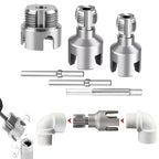 PVC Pipe Threading Tool Set for 1/2-inch,3/4-inch,and 1-inch Pipes, 3-Pack
