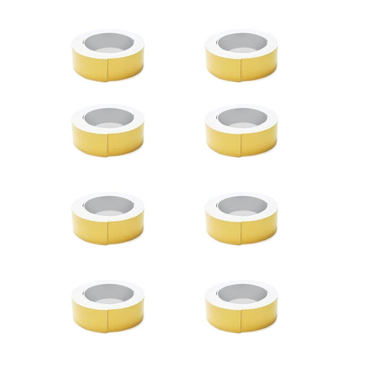 Heavy Duty Double Sided Mounting Tape Set of 8 Rolls for Wall Hanging, Photo Frame Mounting, Poster Fixing and Home Decoration