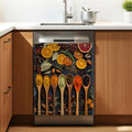 Cooking Spice Spoons Dishwasher Magnet Cover for Kitchen Décor