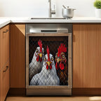 Farm Chicken Dishwasher Magnet Cover for Kitchen Décor Farm Chicken