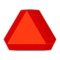 IGNIXIA (Pack of 04) Slow Moving Vehicle Sign, PVC Vinyl Decal Slow Moving Vehicle Triangle Sticker, 14”x 16” Inches Orange Base with Reflective Border, UTV, Safety Triangle Signs (4) 4
