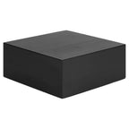 PH PandaHall Pine Wood Display Stand Black Minimalism Jewelry Display Stand Pedestals, Square Risers for Necklace Bracelet Ring Perfume Art Display Sculptures and Miniatures, 4.7x4.7x1.96 inch