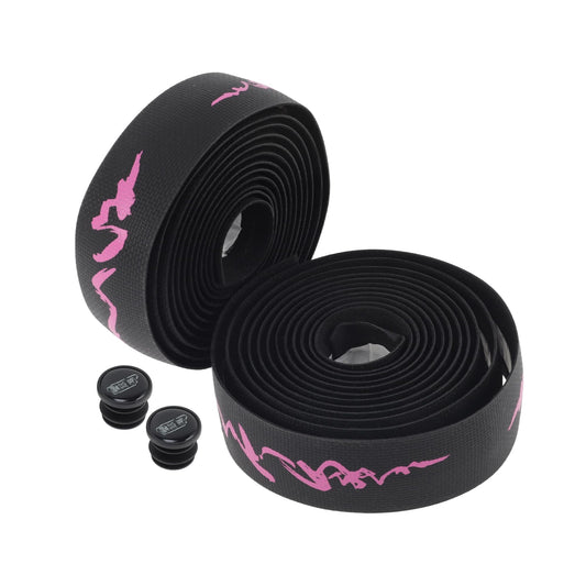 Road Bike Handlebar Tape Cycling Handle Wraps 215 cm Length 3 cm Width Silicone Eva Bicycle Bar Tape 1 Set Rolls Black Purple