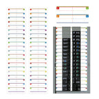 4 Pack 1" Breaker Side 40 Circuits Vinyl Fuse (Colorful) colorful