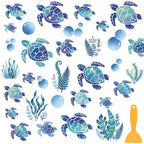 Fullhawl 30 Pcs Turtle Non Slip Shower Stickers, Cute Bathtub Safety