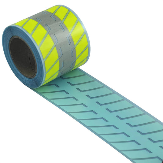 High Visibility Reflective Heat Transfer Vinyl Iron-On Tape for Clothing CS-03# 2 in x 5 yd (Fluorescent Yellow) Fluorescent Yellow