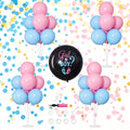 4 Sets Gender Reveal Balloons Stand Kit for Table Pink Blue